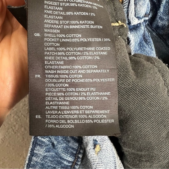 G-Star Raw Jeans Women 26 Boyfriend Patched Velvet Midge Sec High Waist B25 - Picture 10 of 12